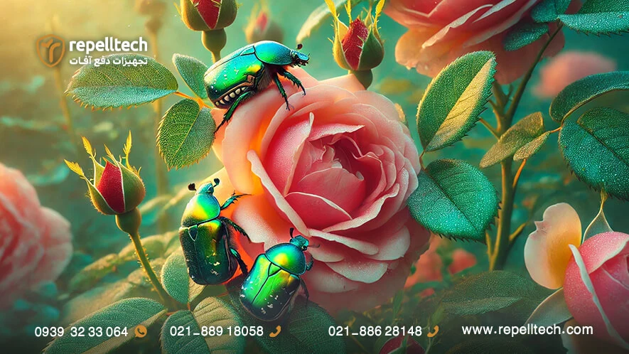 سوسک ژاپنی گل رز