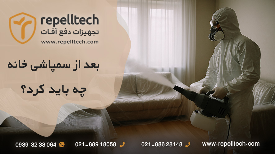 بعد از سمپاشی خانه چه باید کرد؟