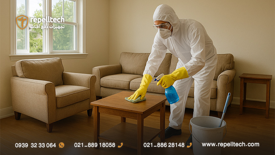 بعد از سمپاشی خانه چه باید کرد؟