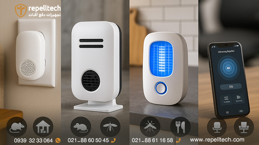 انواع دستگاه دفع حشرات فراصوت