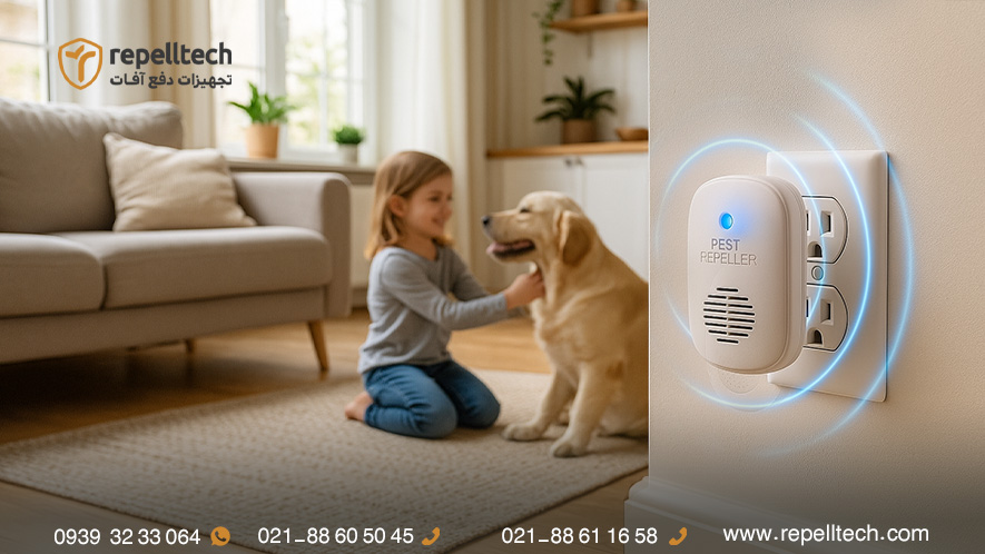 مزایای انواع دستگاه دفع حشرات فراصوت