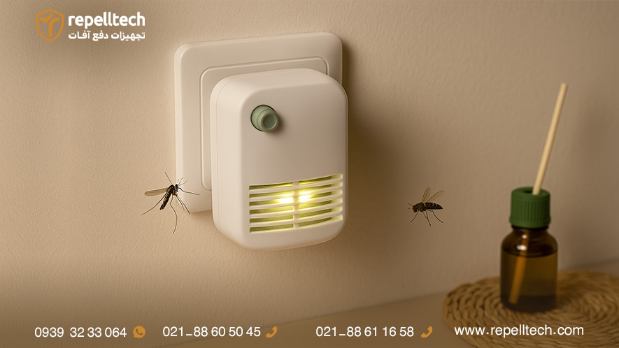 کارایی دستگاه دفع حشرات مبتنی بر بو یا رایحه