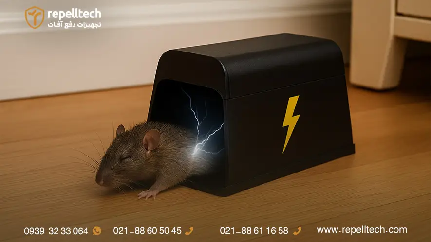 کشتن موش با برق
