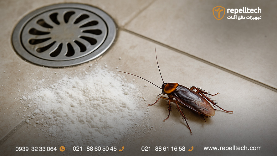 استفاده از جوش شیرین برای از بین بردن سوسک